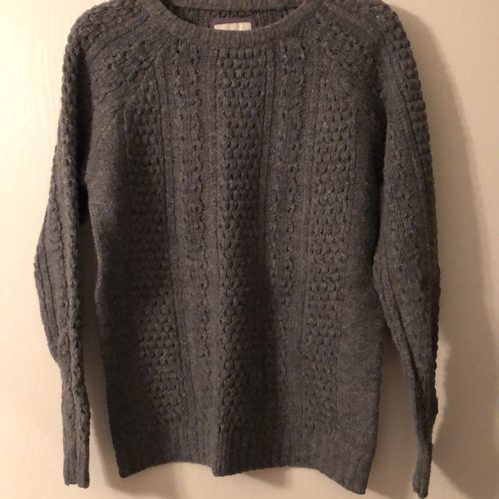 Heavy weight grey sweater size medium